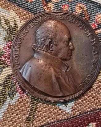 Medaglia  Gian Paolo oliva e San Francesco Borgia