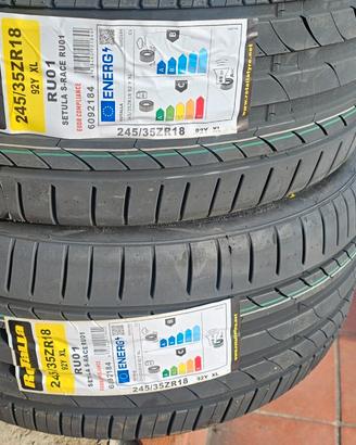 Gomme nuove 245 35 18 92 Y Rotalla XL