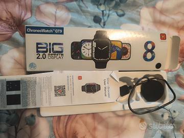 Smartwatch nuovo e caricatore wireless nuovo