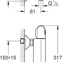 MISCELATORE GROHTHERM 1000 NEW THERMOSTAT 34143003