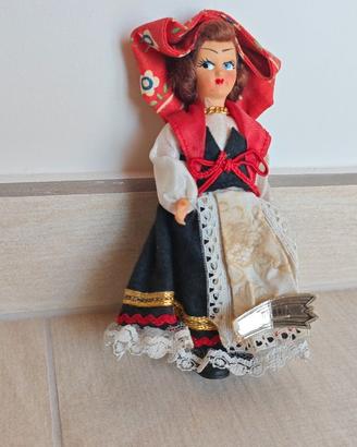 Bambola Vintage da collezione "Umbria" in costume