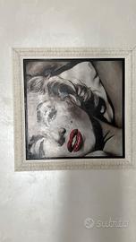 Quadro Marilyn Monroe 70×70 cm con cornice – Desig