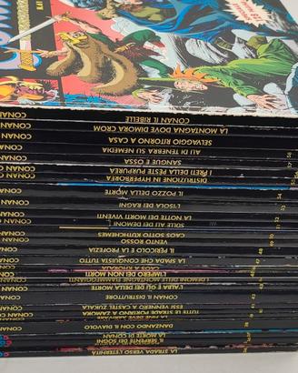 Conan Il Barbaro A Colori Comic Art Serie Completa