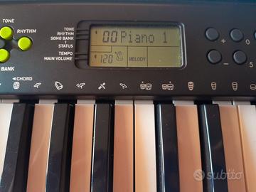 CASIO CTK 240 Tastiera 4 ottave fodero alimentator