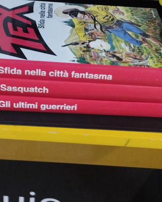 3 cartonati Tex a colori prima edizione come nuovi