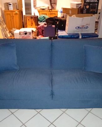 Divano letto blu scuro