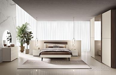 CAMERA MATRIMONIALE COMPLETA MODERNA SU MISURA