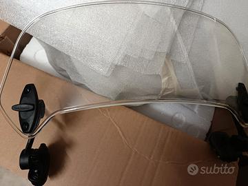 deflettore universale regolabe per parabrezza moto