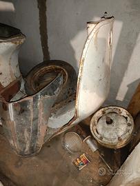 telaio lambretta j 50 motore manubrio forcella cof