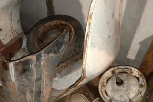 telaio lambretta j 50 motore manubrio forcella cof