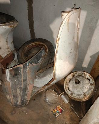 telaio lambretta j 50 motore manubrio forcella cof