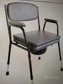 sedia WC per anziani