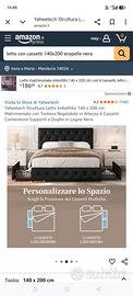 Letto contenitore cassetti