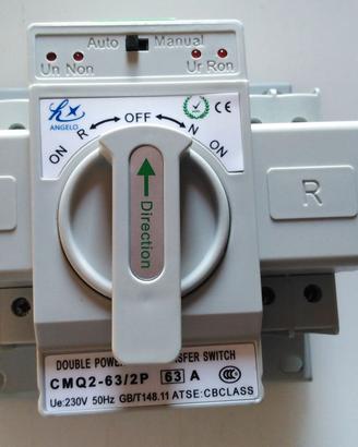 ATS MONOFASE MOTORIZZATO DA 63 AMPER NO FLUKE