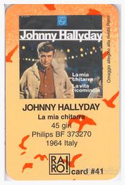 Card n. 41 allegata Rivista Raro - Johnny Hallyday