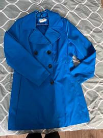 Trench blu cobalto