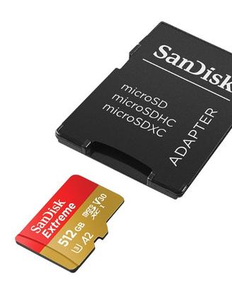 Scheda micro sd SanDisk 512gb