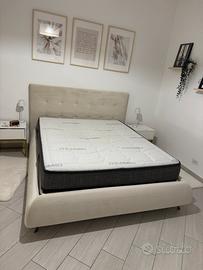 Letto contenitore con materasso