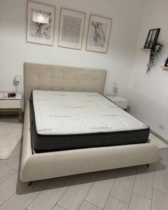 Letto contenitore con materasso