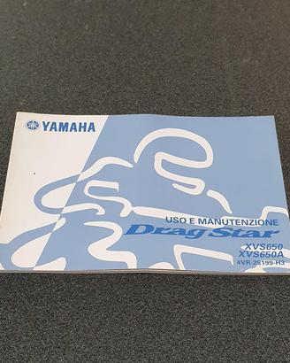 USO E MANUTENZIONE YAMAHA DRAG STAR XVS 650 XV 650