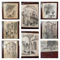 Quadri di Gianni Pielli: 7 palazzi bresciani