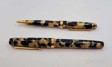 Set Stilografica e biro Columbus Academia, anni'90