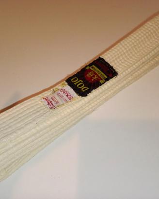 Cintura Judo bianca usata
