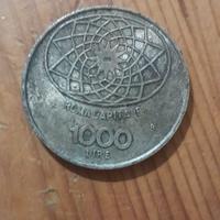 Moneta 1000 lire concordia , Roma capitale