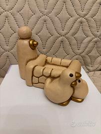 Thun Presepe Giubileo fontana con oche