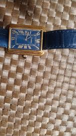 Cartier tank jumbo scalino mod.paris in oro