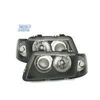 FARI AUDI A3 8L 96-00 ANGEL EYES FONDO NERO H7