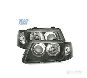 FARI AUDI A3 8L 96-00 ANGEL EYES FONDO NERO H7