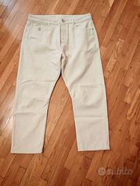 Pantalone uomo Brunello Cucinelli Beige, Cotone 50