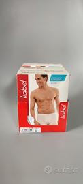 3 boxer uomo cotone elasticizzato bianchi Liabel