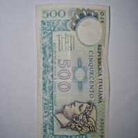 500 lire  di carta