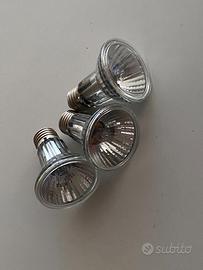 Set 3 Lampadine Alogene OSRAM Halopar 20 50W E27 F