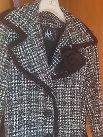 cappotto in lana bouclé 