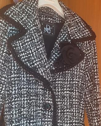 cappotto in lana bouclé 
