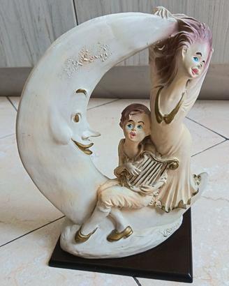 Scultura in terracotta dipinta