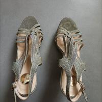 Sandali eleganti tacco 12 con plateau