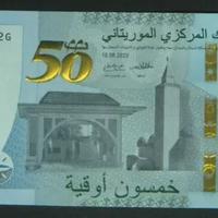 Banconote MAURITANIA 50 OUGUIYA 2023