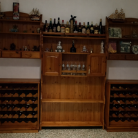 Mobile soggiorno con porta bottiglie