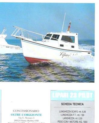 Gozzo Cabinato Lipari 23 Pilot