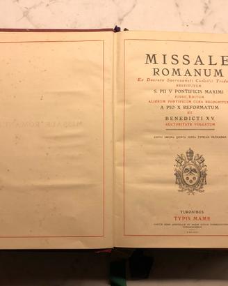 Missale Romanum 1935 editore Mame