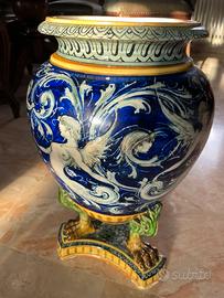 Grande vaso Molaroni Pesaro primi ’900 – maiolica