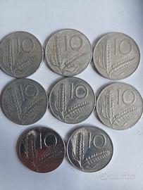 set da 8, 10 lire italia.