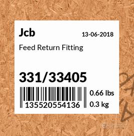 Raccordo di ritorno alimentazione gasolio