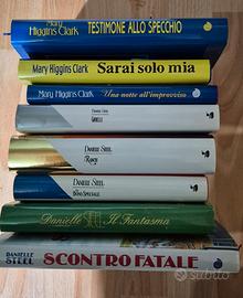 Lotto 8 libri  Danielle Steel e Mary Higgins Clatk