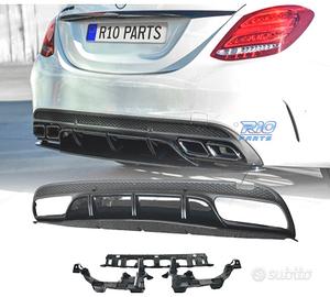 DIFFUSORE MERCEDES CLASSE C W205 15-21 LOOK C63 ED