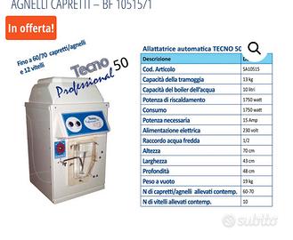 Allattatrice tecno 50